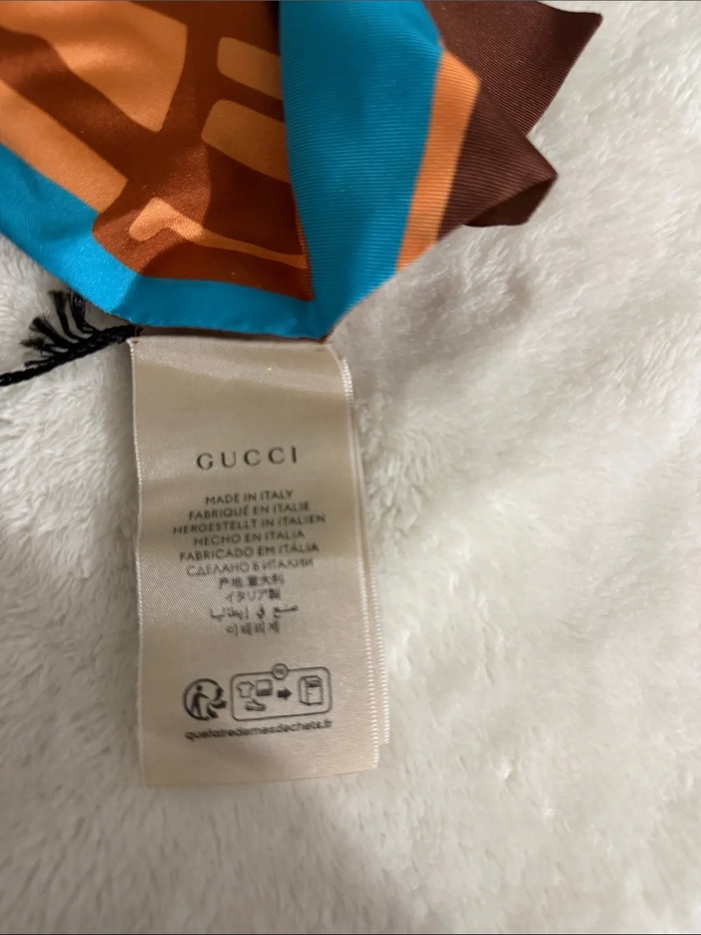 Gucci silk scarf